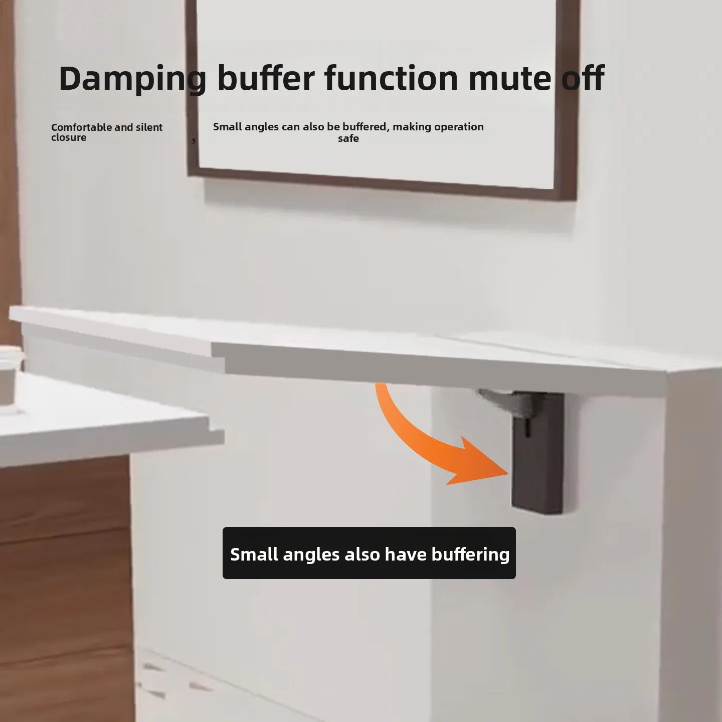 Heavy Duty Upturn Counter Support Damper Bar Entrance and Exit Flip Table Silent Air Support Damper