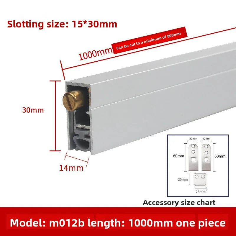 Automatic Lifting Dust Strip Household Insect Proof Sound Insulation Can Be Customized Length Special Sealing Strip for Door