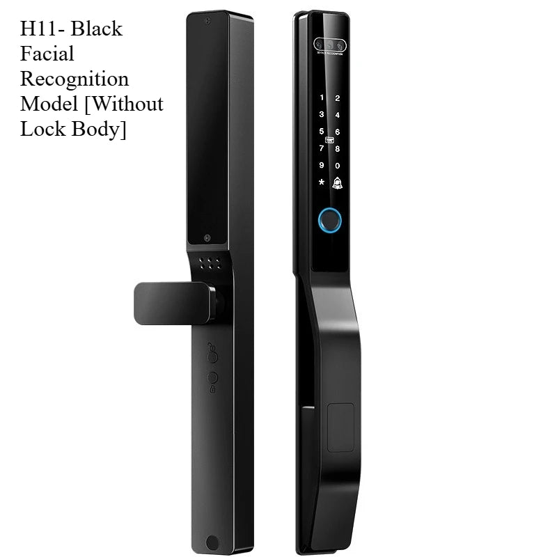 Broken Bridge Aluminum Facial Recognition Smart Lock Graffiti Fingerprint Lock Waterproof and High Temperature Resistance