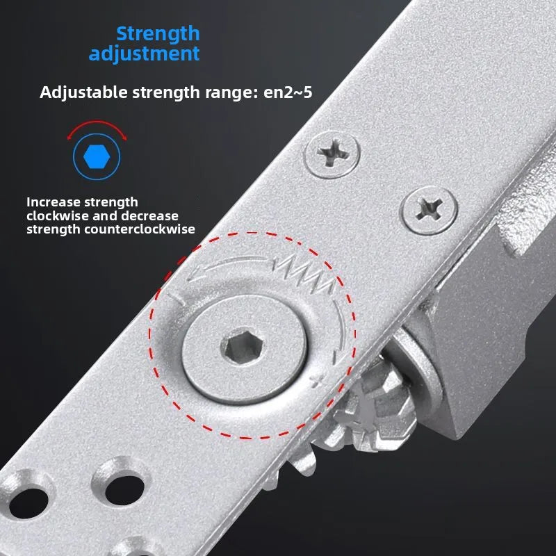 Heavy Duty Hydraulic Hidden Door Closer – Slotted Installation