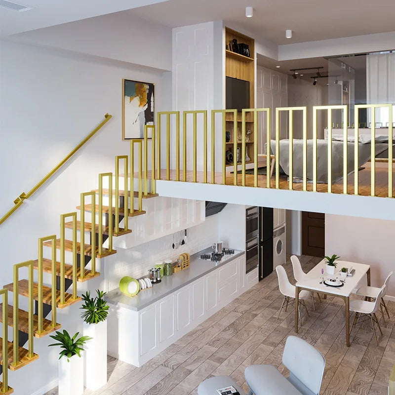 Loft Platform Fence Modern Home Internet Celebrity Indoor Wrought Iron Duplex Floor Stairs Handrail Simple Guardrail