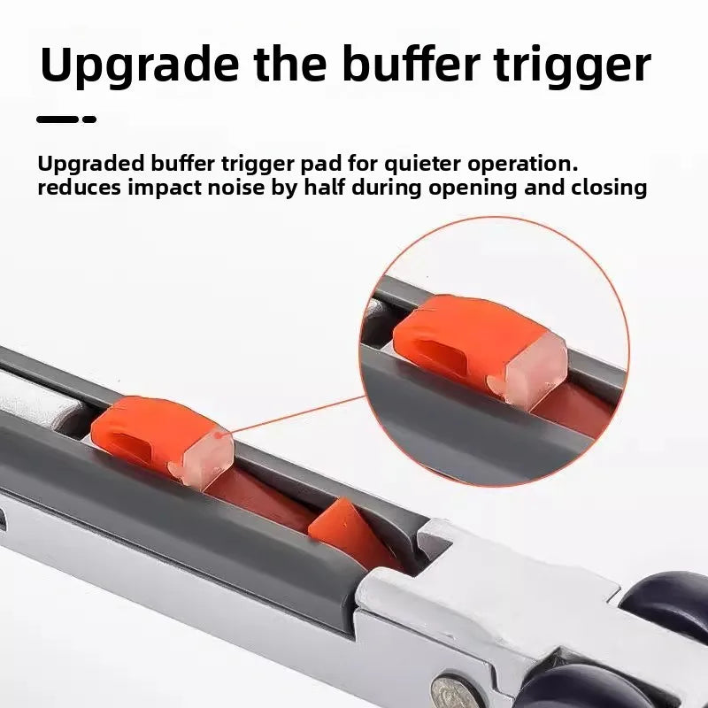 Three Linkage Two-way Buffer Hanger Two-three-four Linkage Sliding Door Silent Buffer Push-pull Upper Rail Accessories