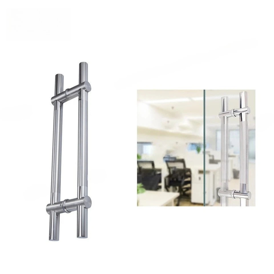Hot-selling Glass Door Handle Framed Door Thickened Handrail Round Tube Bathroom Glass Door Long Handle