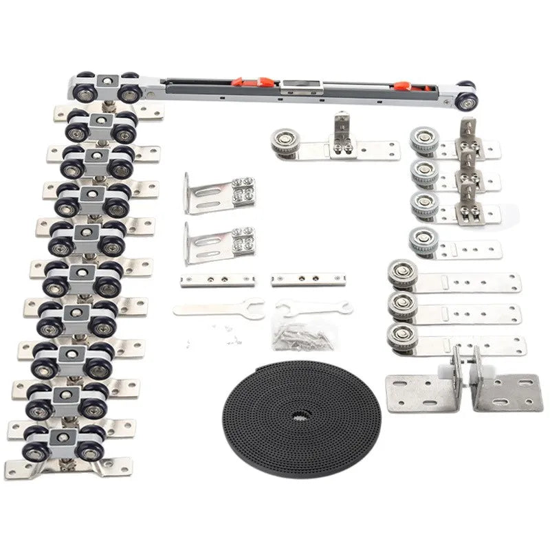 Three Linkage Two-way Buffer Hanger Two-three-four Linkage Sliding Door Silent Buffer Push-pull Upper Rail Accessories