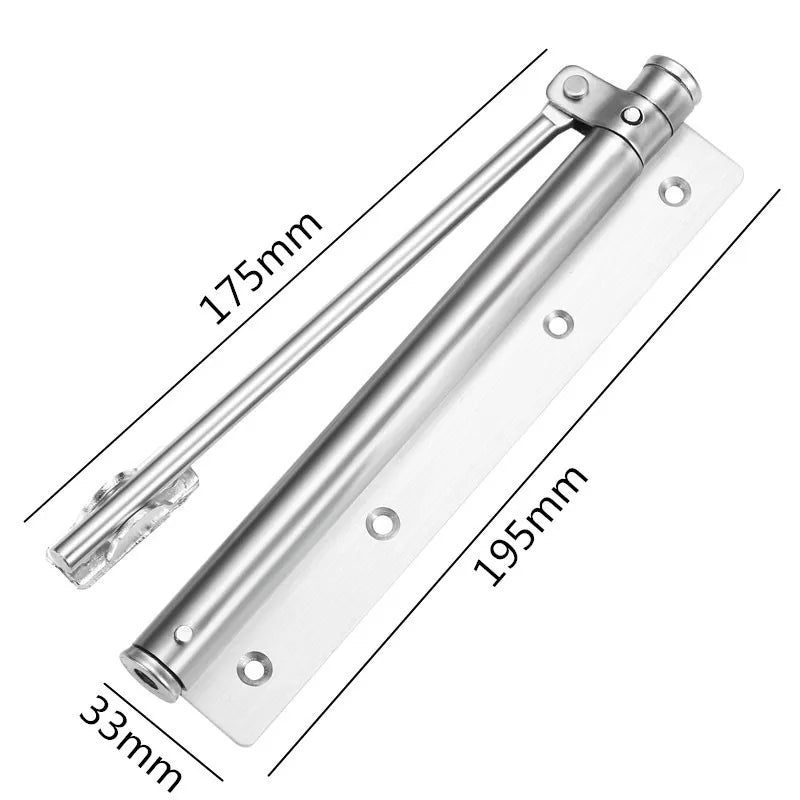 Simple Wooden Door Closer Return Automatic Rebound Device Buffer Door Closing Light Closing Spring Silent Door Closer
