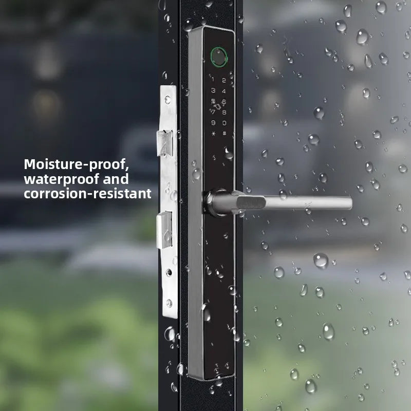 B8 Broken Bridge Aluminum Fingerprint Smart Lock – Tuya C-level Core