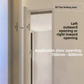 No Lower Rail Flat Folding Door Track Hardware Full Set of 180 Degree Folio Wooden Flat Door Folding Sliding Door Accessories