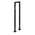Black Sturdy Non-slip U-shaped Safety Guardrail Retro Industrial Iron Handrail Safety Handrail Stair Handrail Bracket