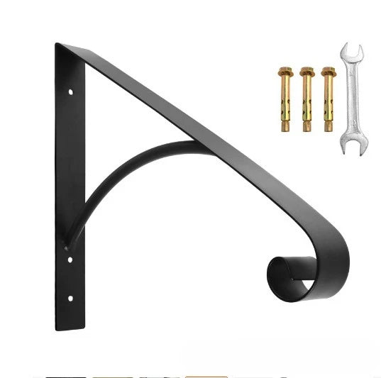 (Customization) Wall Installation 1-2 Steps White Handrails Outdoor Step Handrails Wrought Iron Stair Handrails
