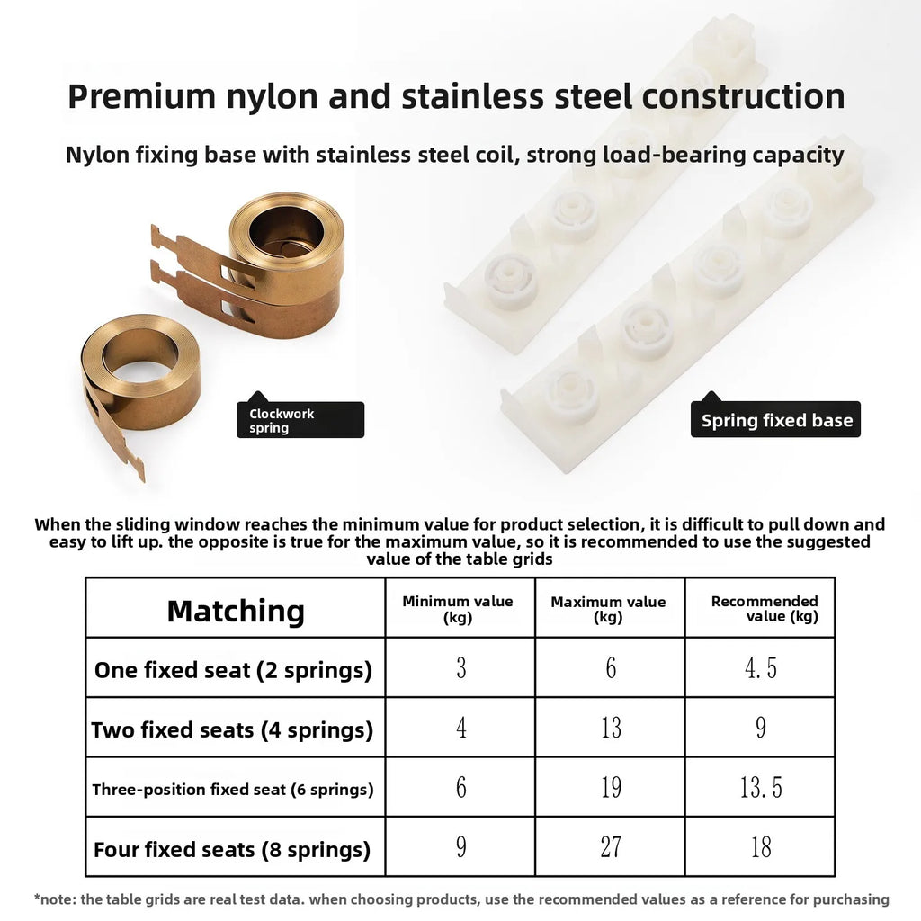 Up and Down Pull Window Accessories Arbitrary Stop Suspension Window Hardware Kitchen Wooden Window Up Slide Hardware