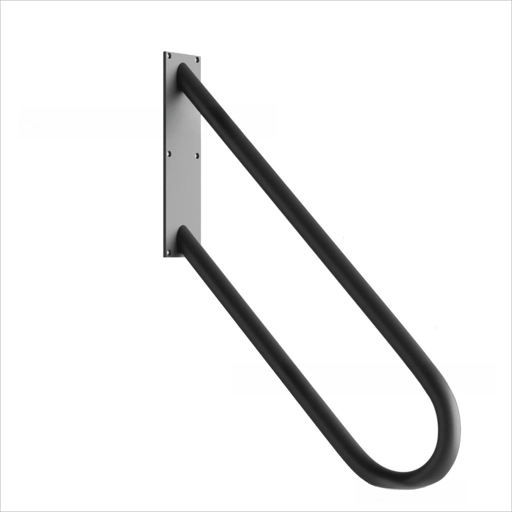 Anti-skid Black Pipe Stair Handrail Kit New Gardening Courtyard Railing Protection U-shaped Fence Household European Style