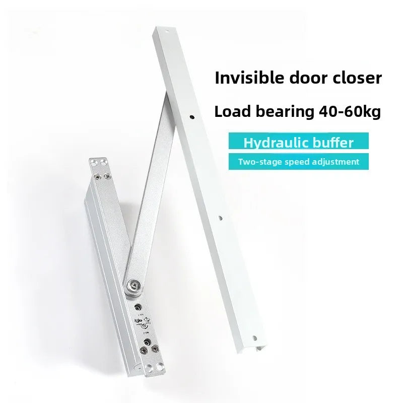 Concealed Door Closer – Ultra-thin 23mm Hydraulic Buffer