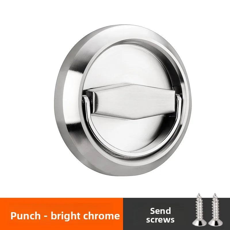 Household Pull Ring Anti-theft Dark Door Lock Hidden Double-sided Single Tongue Anti-theft Door Invisible Lock