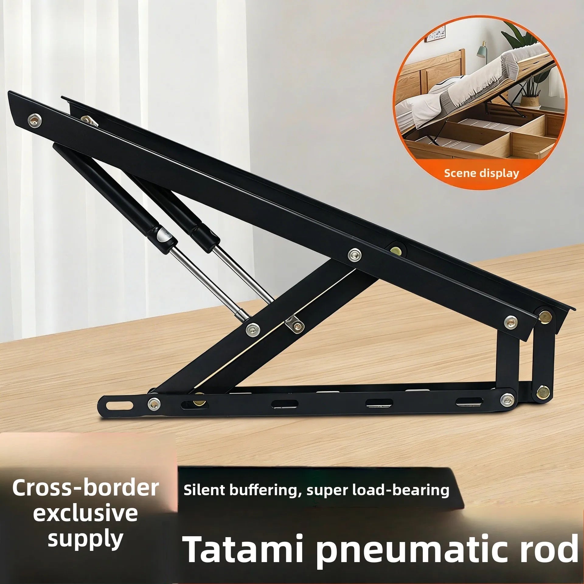 Bed Hydraulic Air Pole Tatami Bed Board Lifting Support Pole Bed Box Pneumatic Air Pole Bearing Strong Lifting