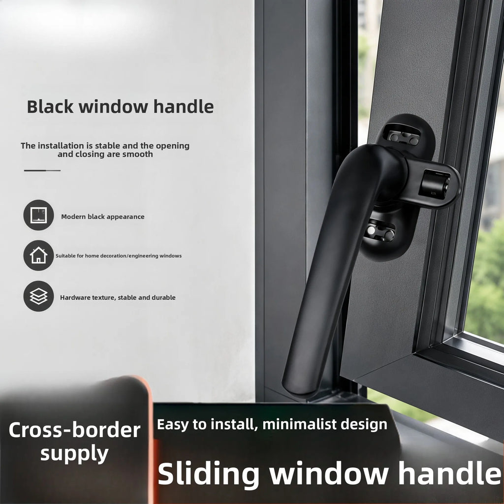 Internal and External Opening Universal Casement Window Sliding Window Aluminum Alloy Door and Window Handle Accessories