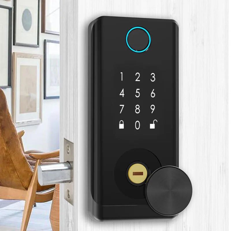 Smart Fingerprint Lock – Password Keyless Entry for Homes & Offices