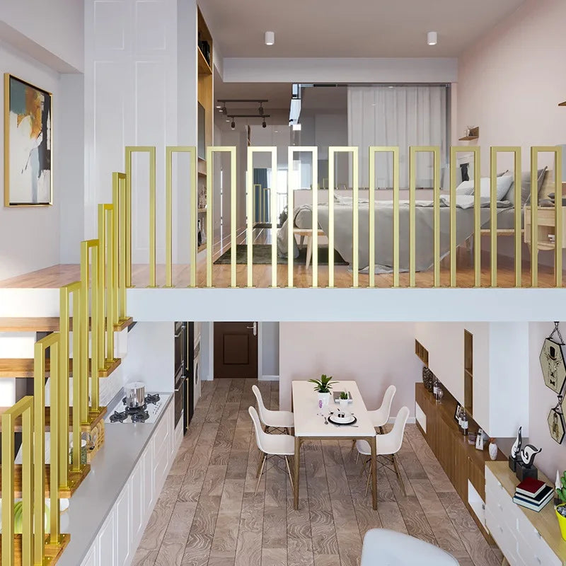 Loft Platform Fence Modern Home Internet Celebrity Indoor Wrought Iron Duplex Floor Stairs Handrail Simple Guardrail