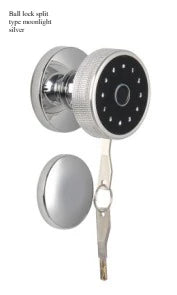 Spherical Fingerprint Smart Lock – Password Electronic Lock for Bedrooms & Homestays