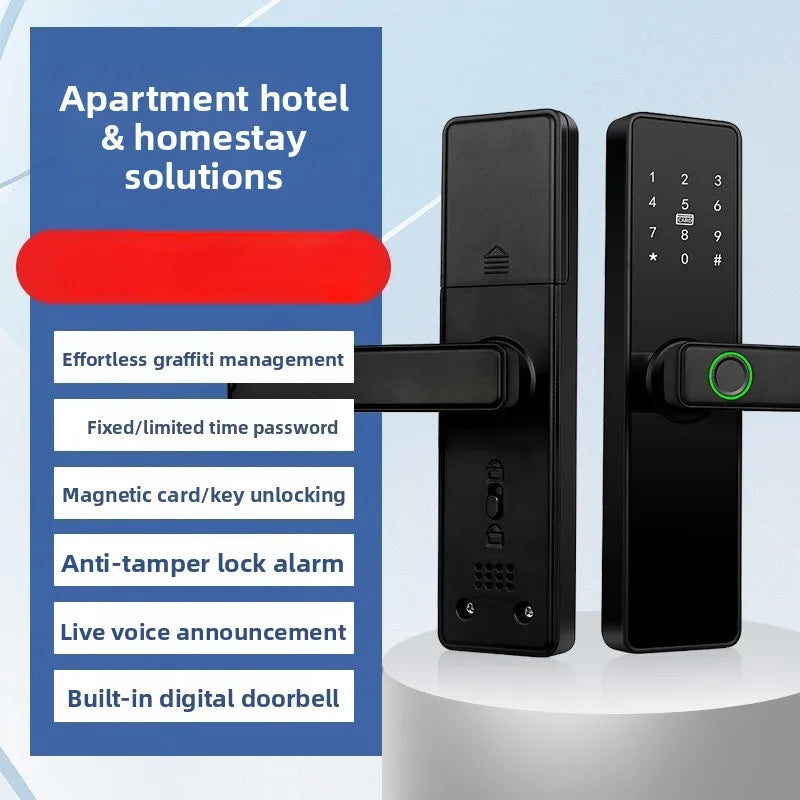 Smart Graffiti Smart Combination Lock Bedroom Door Integrated Lock