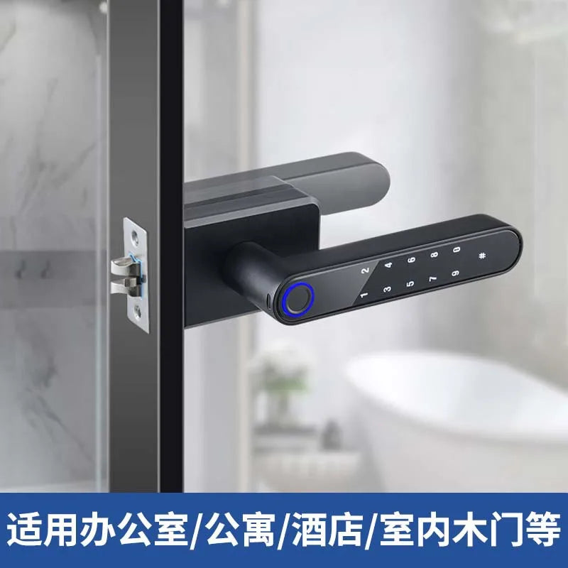 Broken Bridge Aluminum Fingerprint Smart Lock for Sliding Doors – Waterproof