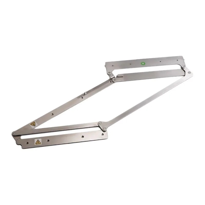 No Lower Rail Flat Folding Door Track Hardware Full Set of 180 Degree Folio Wooden Flat Door Folding Sliding Door Accessories