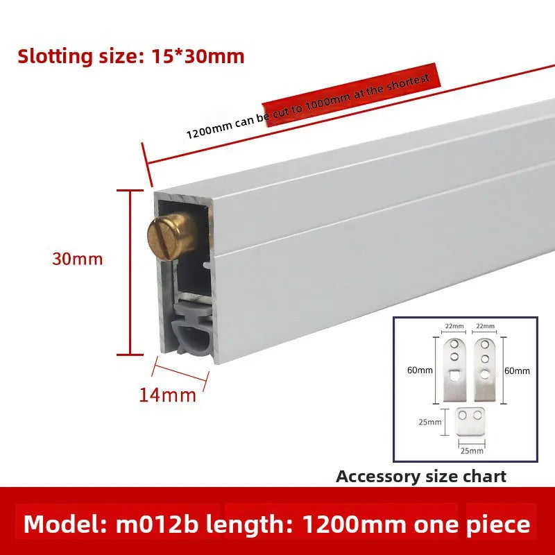 Automatic Lifting Dust Strip Household Insect Proof Sound Insulation Can Be Customized Length Special Sealing Strip for Door