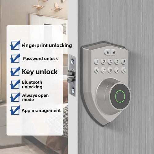 American Stay Smart Lock for Wooden Doors – Fingerprint, Bluetooth & Remote