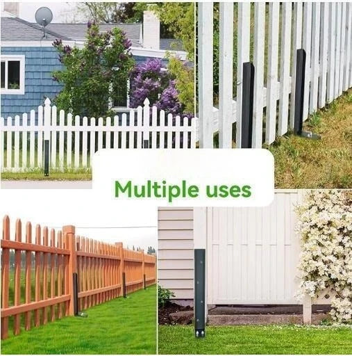 32-Inch Long Fence Post Anchorage, Stake for Repair of Tilted/broken Wooden Fence