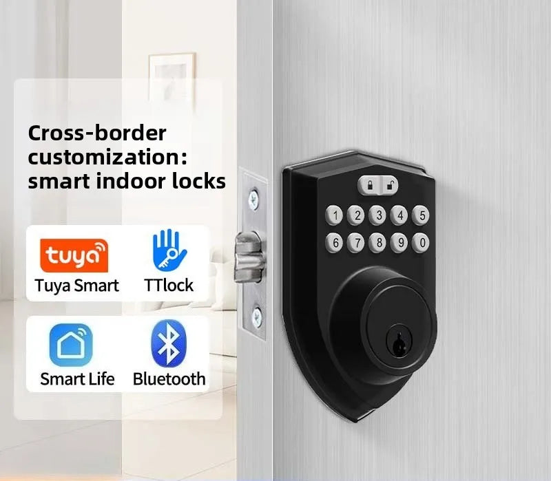 American Stay Smart Lock for Wooden Doors – Fingerprint, Bluetooth & Remote