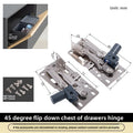 Sink Cabinet Under Turn 45 Degree Hinge Lower Door Damping Door Hinge Furniture Cabinet Door Connector Accessories