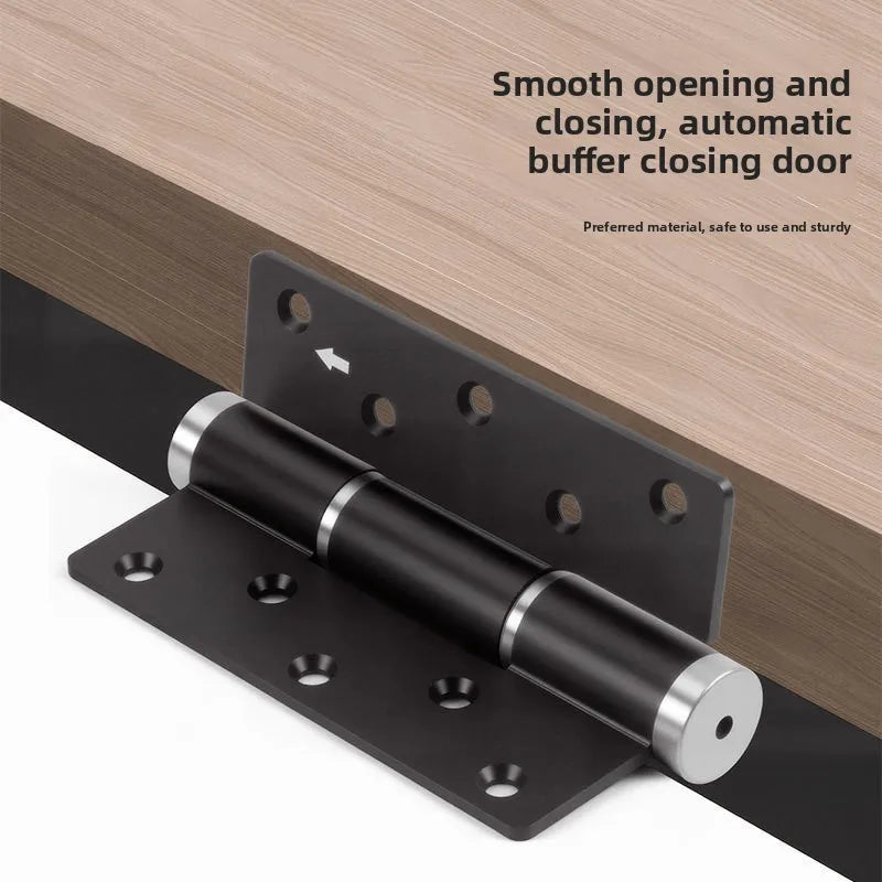 Hydraulic Buffer Invisible Hinge for Hidden Wooden Doors – Automatic & Silent
