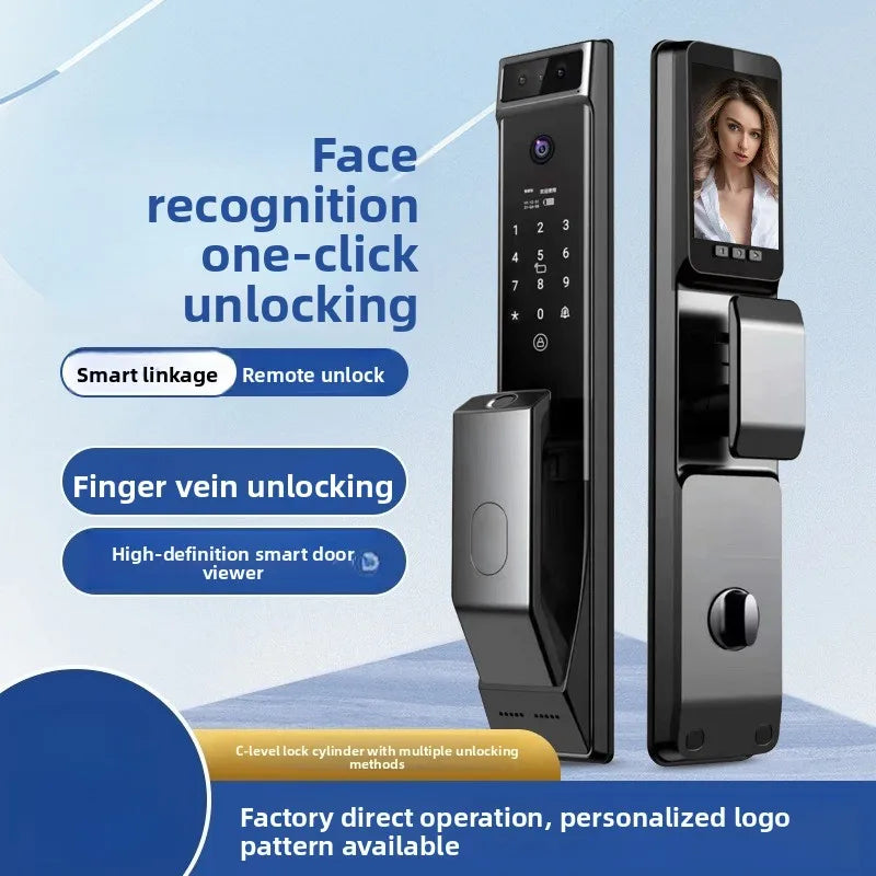 Facial Recognition & Finger Vein Smart Lock for Household Doors