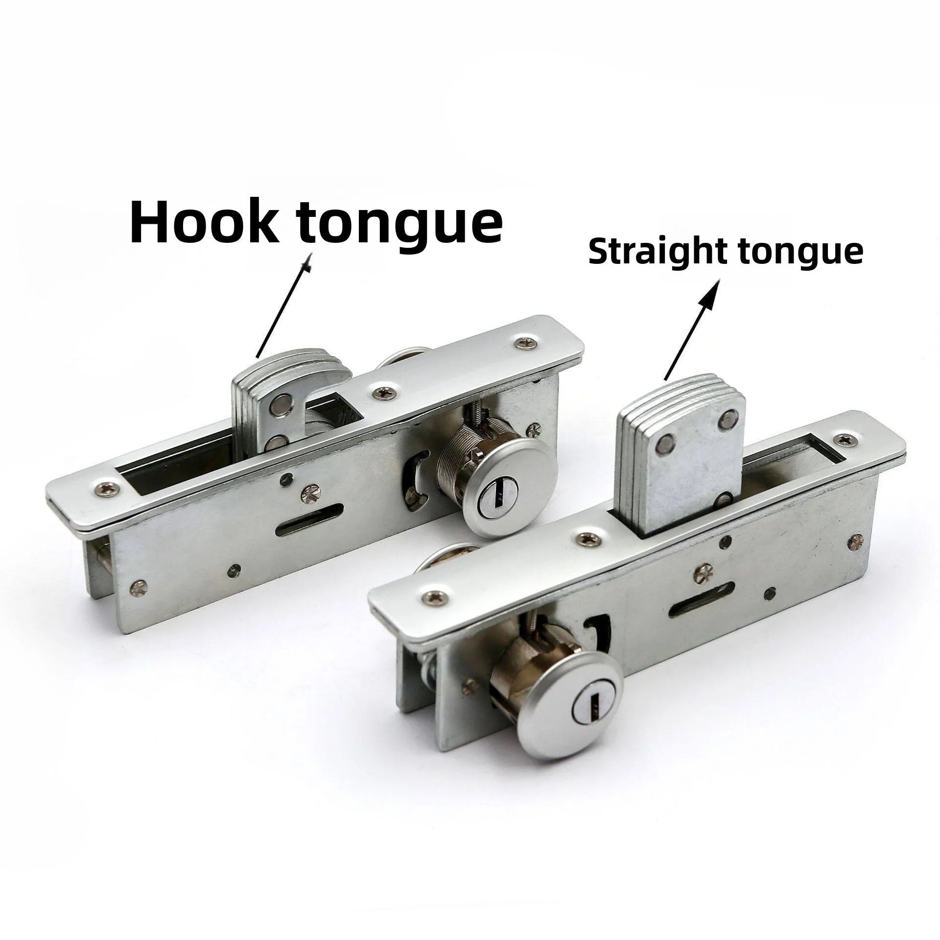 Framed Sliding Door Lock Heaven and Earth Lock Anti-theft Apartment Door Modern Simple Lock Hardware