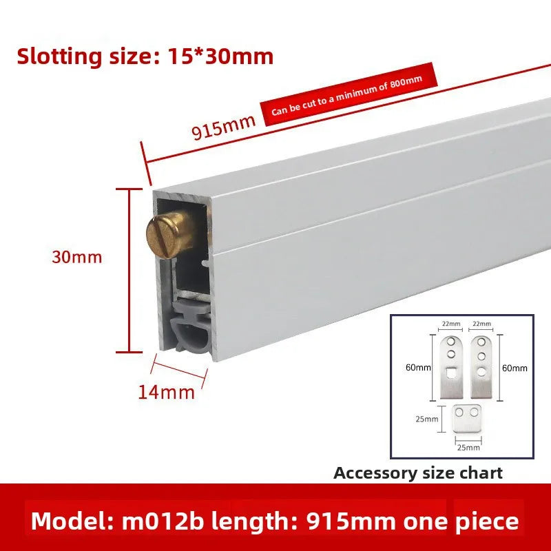 Automatic Lifting Dust Strip Household Insect Proof Sound Insulation Can Be Customized Length Special Sealing Strip for Door