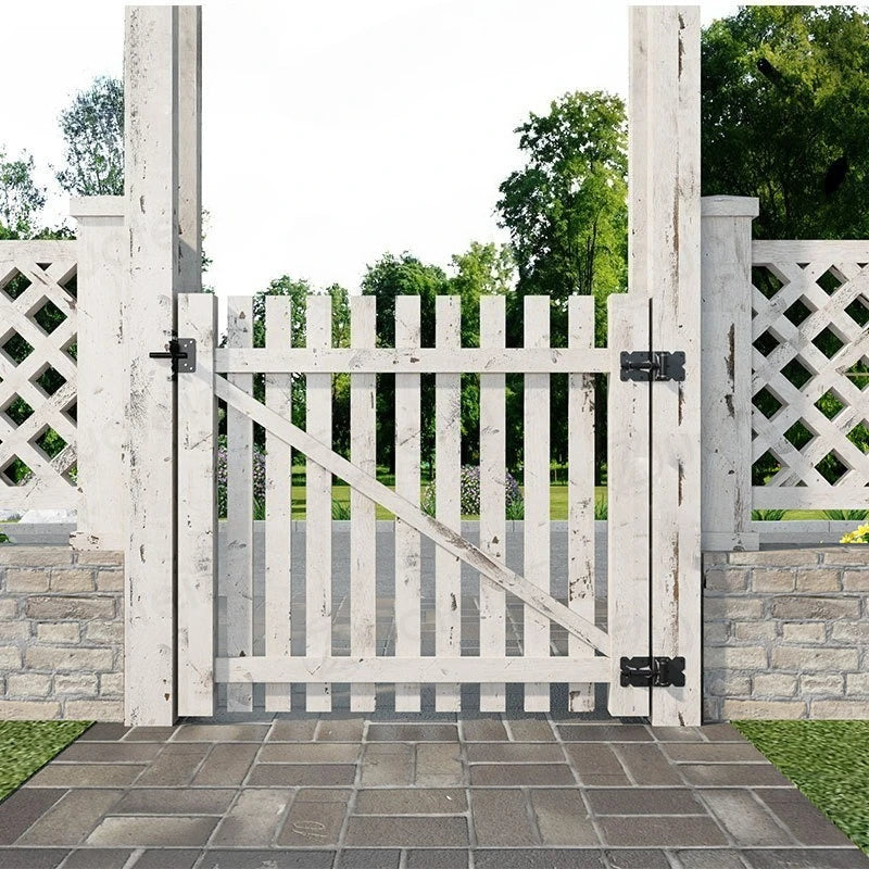 PVC Fence Door Hinge Garden Door Accessories Hinge Fence Hinge Bolt