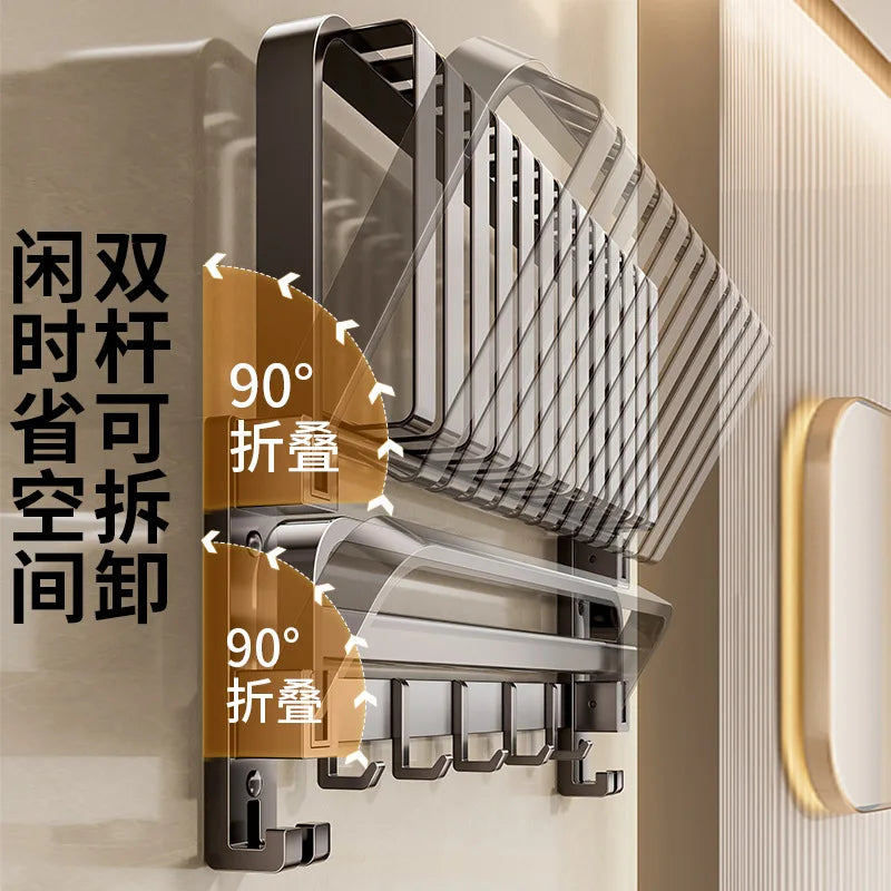 Gun Ash Towel Rack, Toilet Rack, Non-punching Bathroom Rack, Integrated Pendant, Toilet, Bathroom Towel Rack
