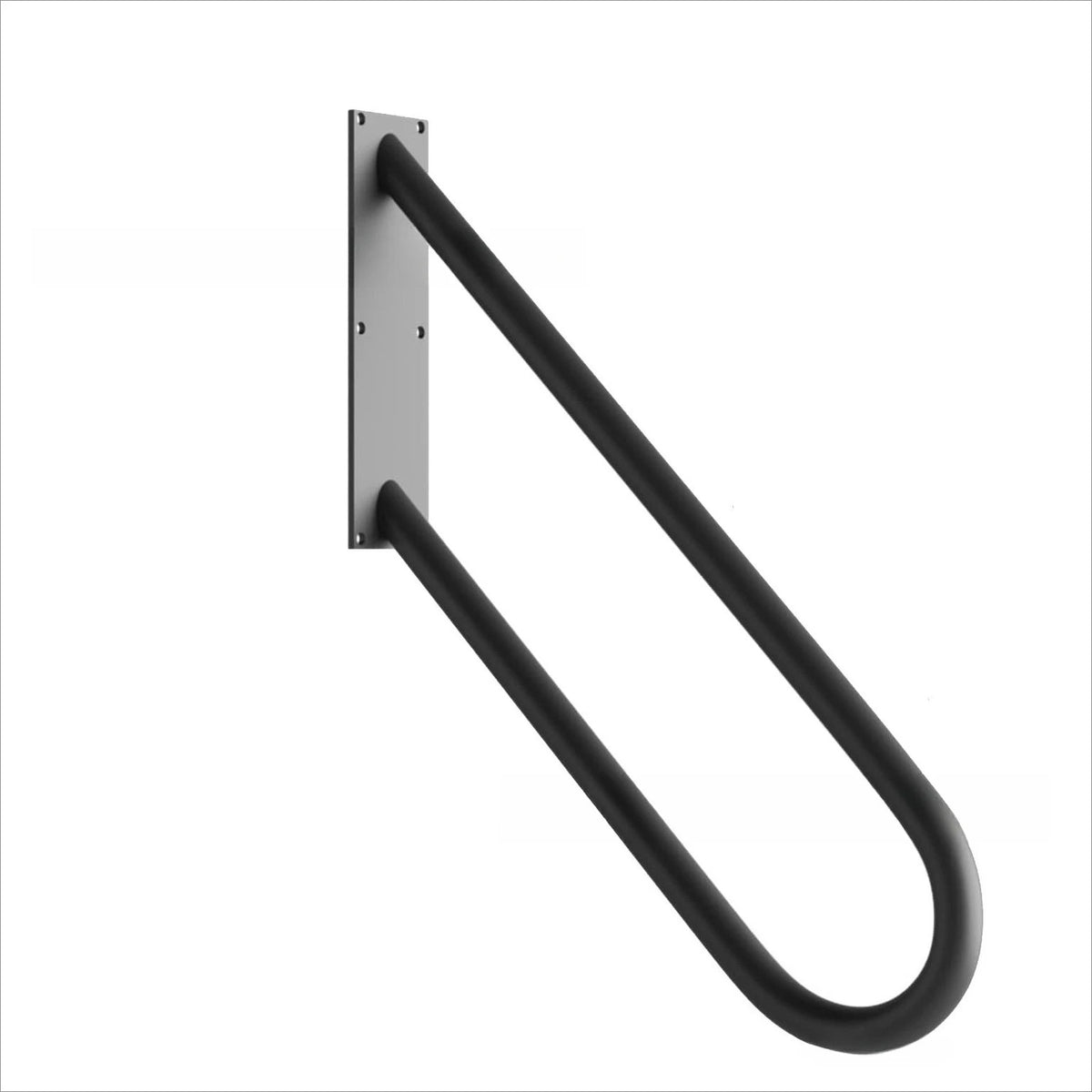 Anti-skid Black Pipe Stair Handrail Kit New Gardening Courtyard Railing Protection U-shaped Fence Household European Style