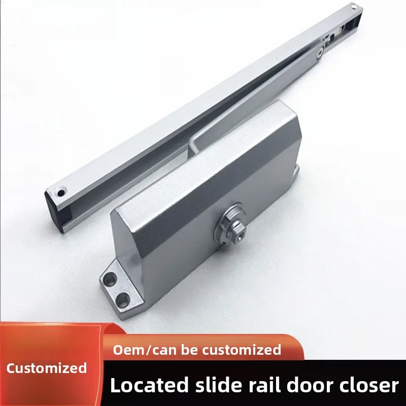 Slide Type Door Closer with 90° Positioning – Anti-theft Hydraulic Buffer