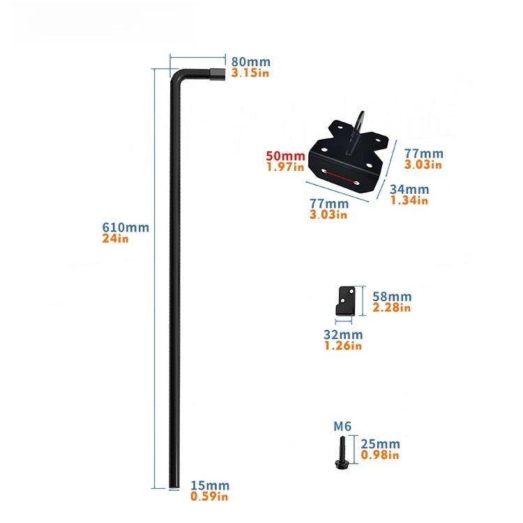 American Style PVC Garden Fence Door Hinge PVC Fence Hinge, Fence Door Hinge