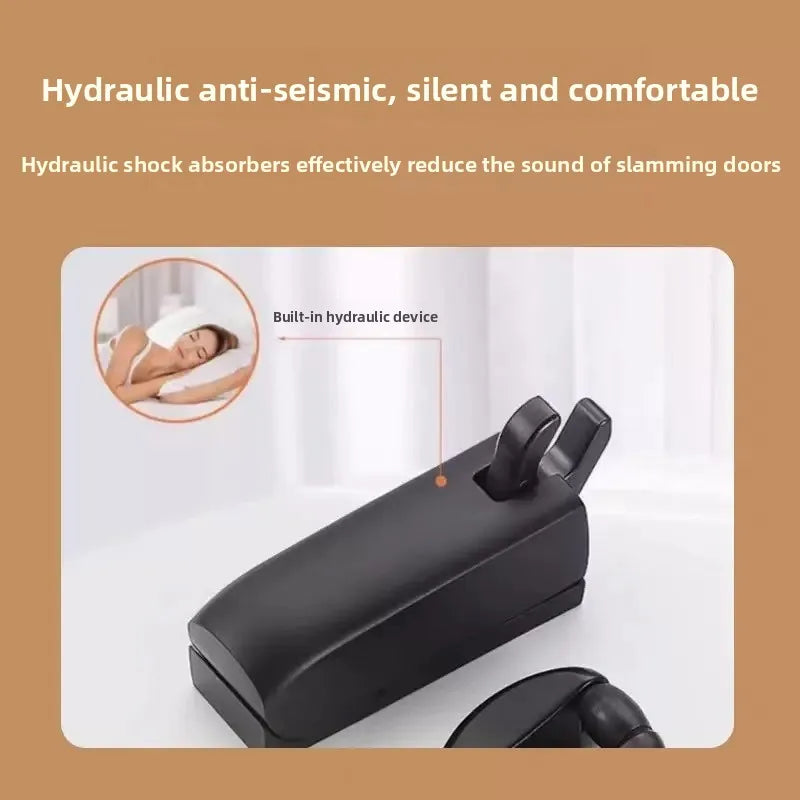 Hydraulic Damping Door Suction Bedroom Bathroom Door Windproof Suction Hydraulic Silent Anti-collision Door Stop
