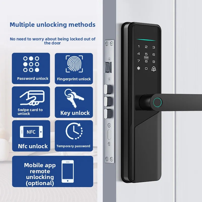 Graffiti Fingerprint Lock, One Grip on The Smart Door Lock, One Grip on The Apartment Homestay Password Lock